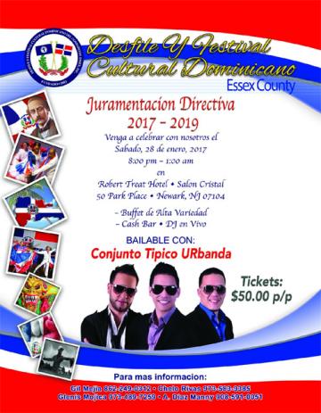 Desfile y Festival Cultural Dominicano - Cena Tipo Buffet