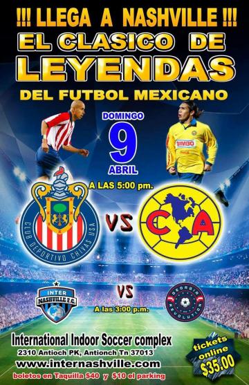 CLASICO DE LEYENDAS CHIVAS VS. AMERICA