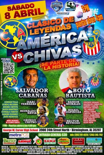 CLASICO DE LEYENDAS CHIVAS VS. AMERICA