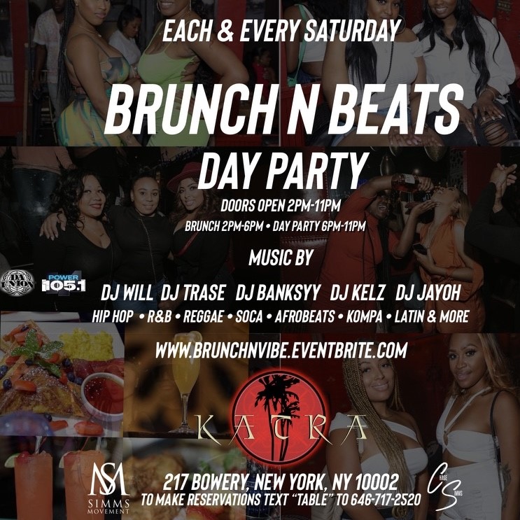 Katra Lounge NYC Saturday Brunch n Beats Day Party 2024