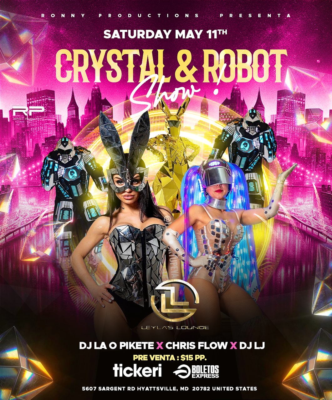 Crystals and robots show