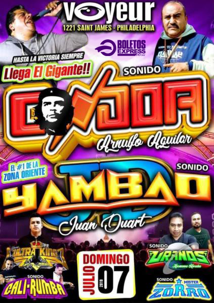 SONIDO CÓNDOR & SONIDO YAMBAO Tickets - BoletosExpress