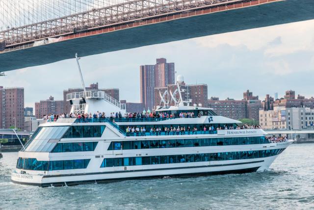 #1 NYC INFINITY Cruise on Hornblower's Mega Yacht - Independence Day Boat Party Around Manhattan