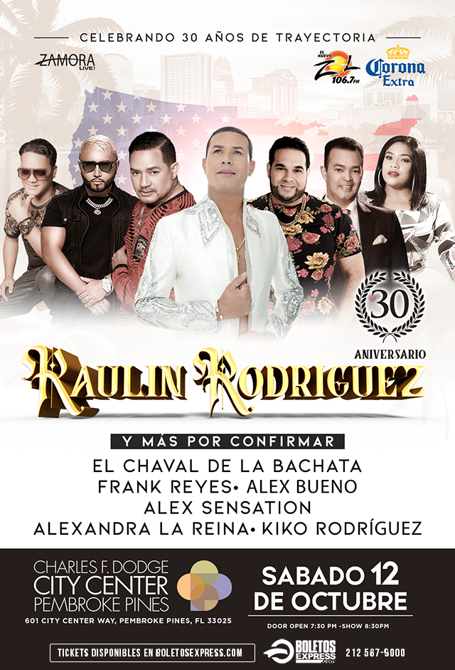 RAULIN RODRIGUEZ Tickets BoletosExpress