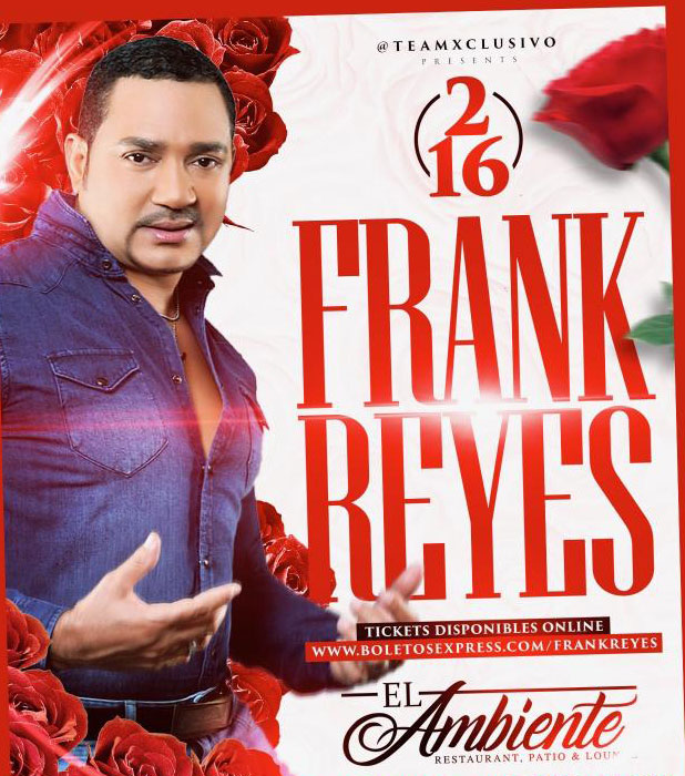 FRANK REYES Tickets BoletosExpress