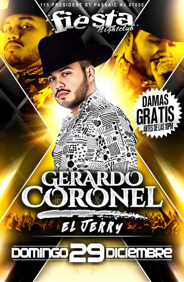 Gerardo Coronel El Jerry Tickets BoletosExpress