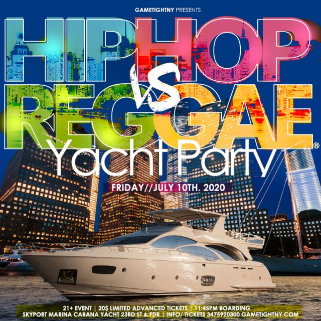 Manhattan Hip Hop vs. Reggae® Midnight Yacht Party at Skyport Marina ...