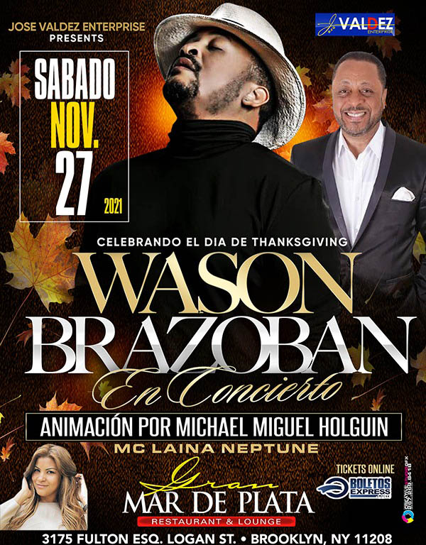 Wason Brazoban Tickets BoletosExpress