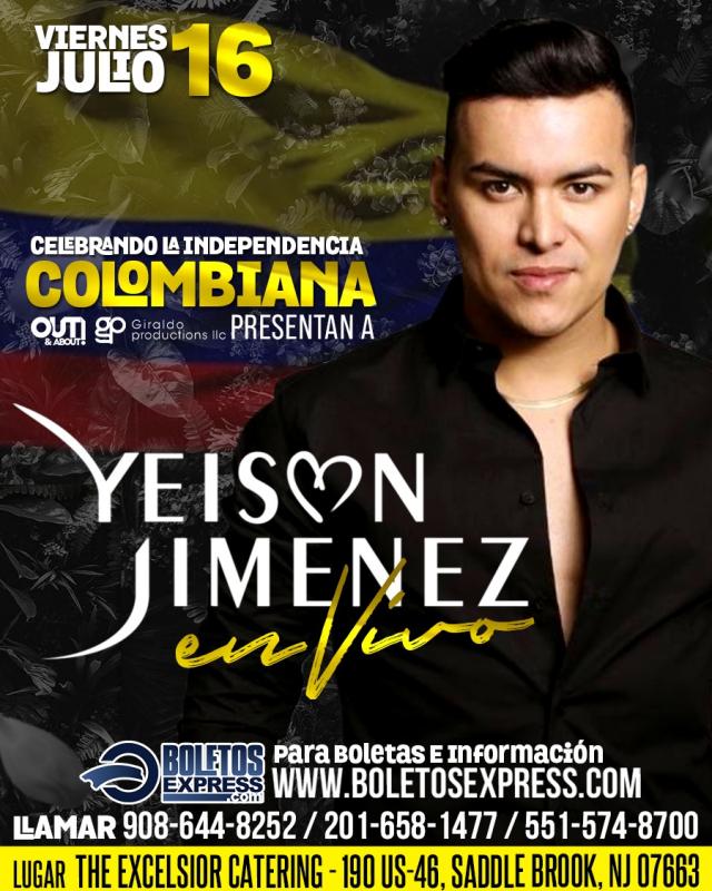YEISON JIMENEZ Tickets BoletosExpress