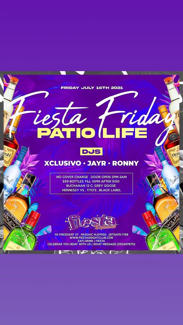 Fiesta Friday - Patio LIFE ** No cover Charge