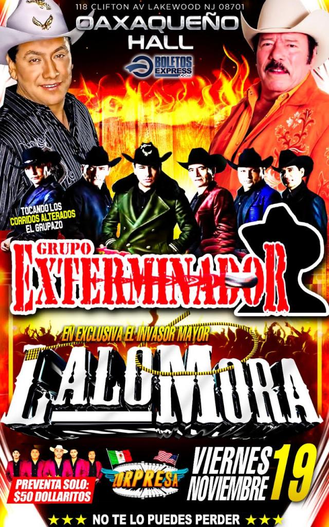 GRUPO EXTERMINADOR & LALO MORA Tickets BoletosExpress