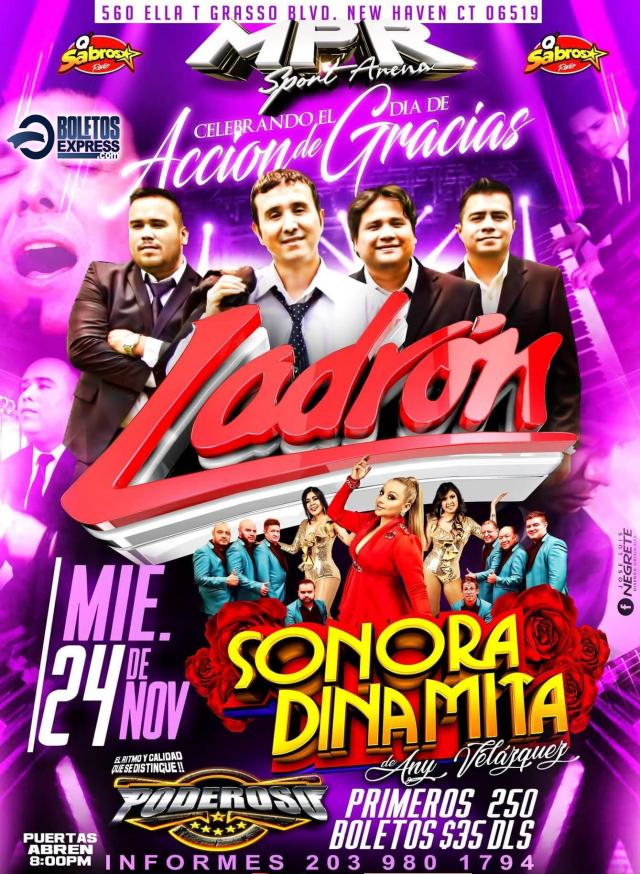 Grupo Icc, Sonora Dinamita Tickets Raleigh, NC Enigma Night Club