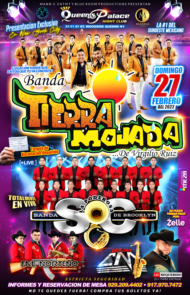 banda tierra mojada tour 2023