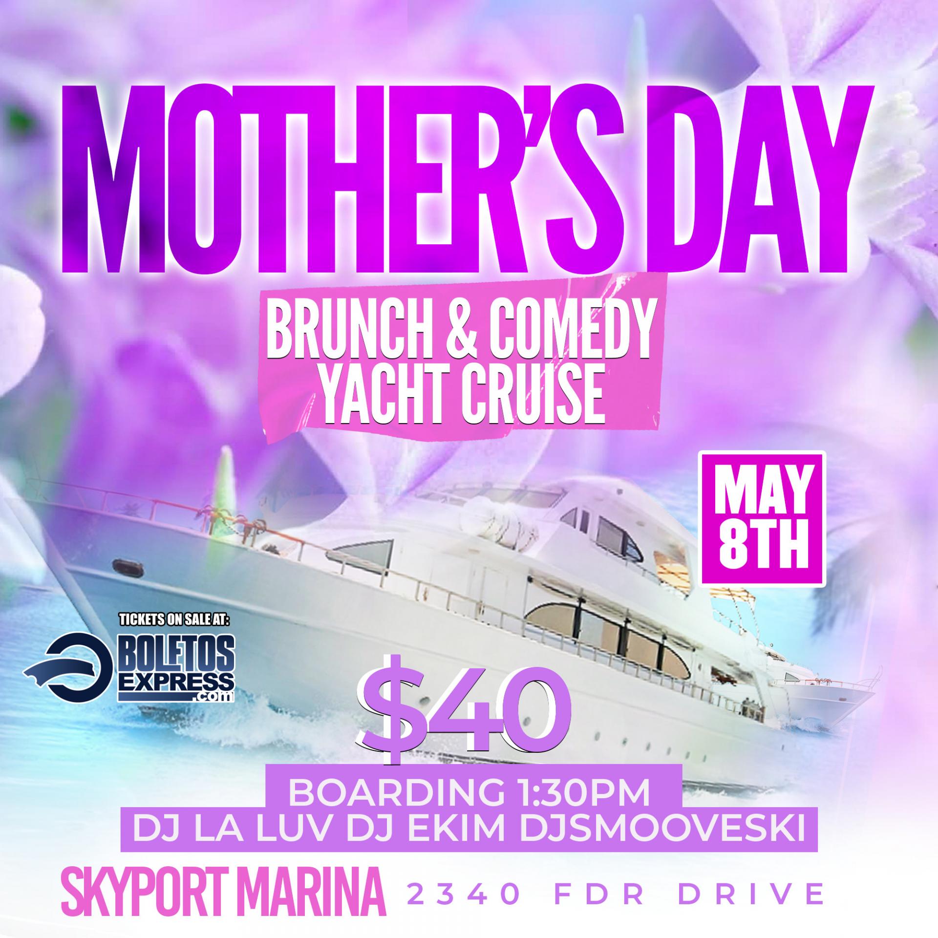 Mother's Day brunch & Comedy Cruise