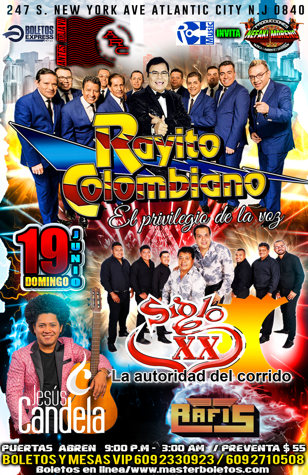 RAYITO COLOMBIANO | SIGLO XX | JESUS CANDELA Tickets - BoletosExpress