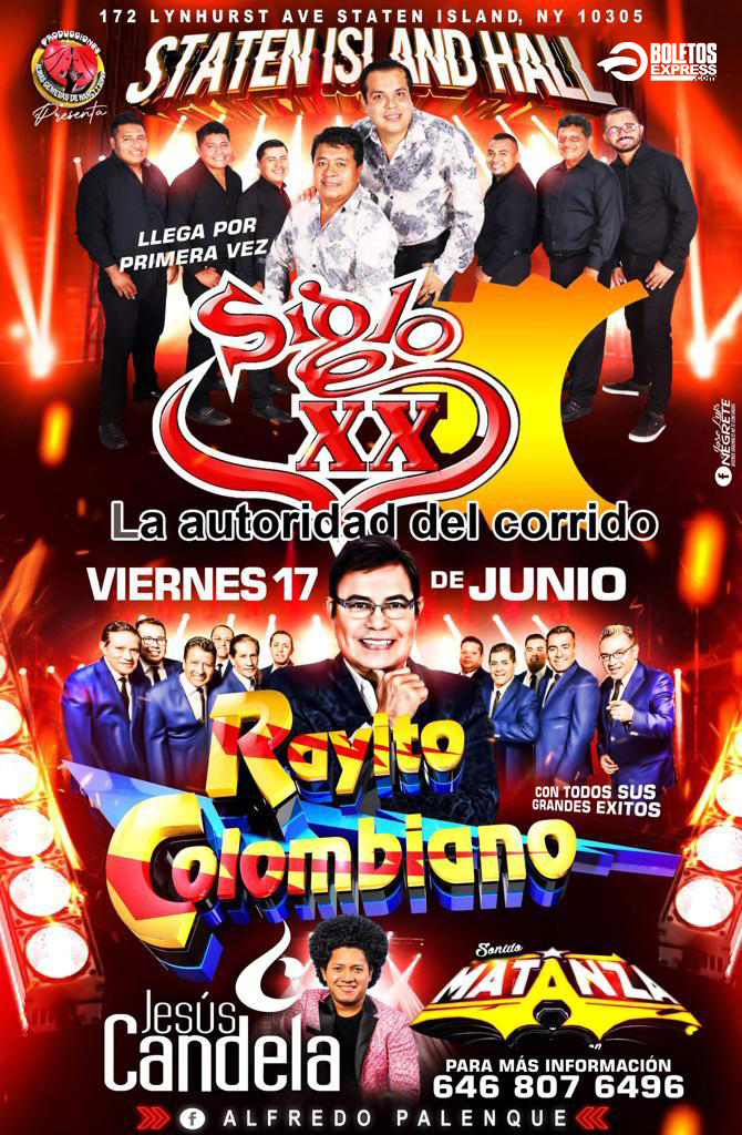 SIGLO XX & RAYITO COLOMBIANO Tickets - BoletosExpress