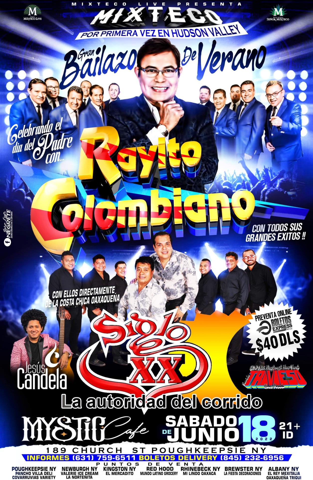 RAYITO COLOMBIANO & SIGLO XX Tickets - BoletosExpress