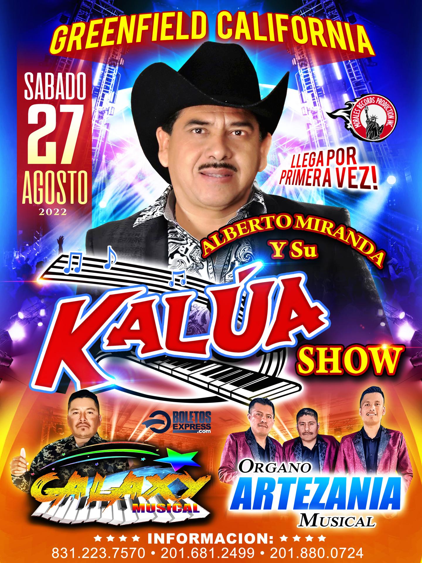 ALBERTO MIRANDA Y SU KALUA SHOW