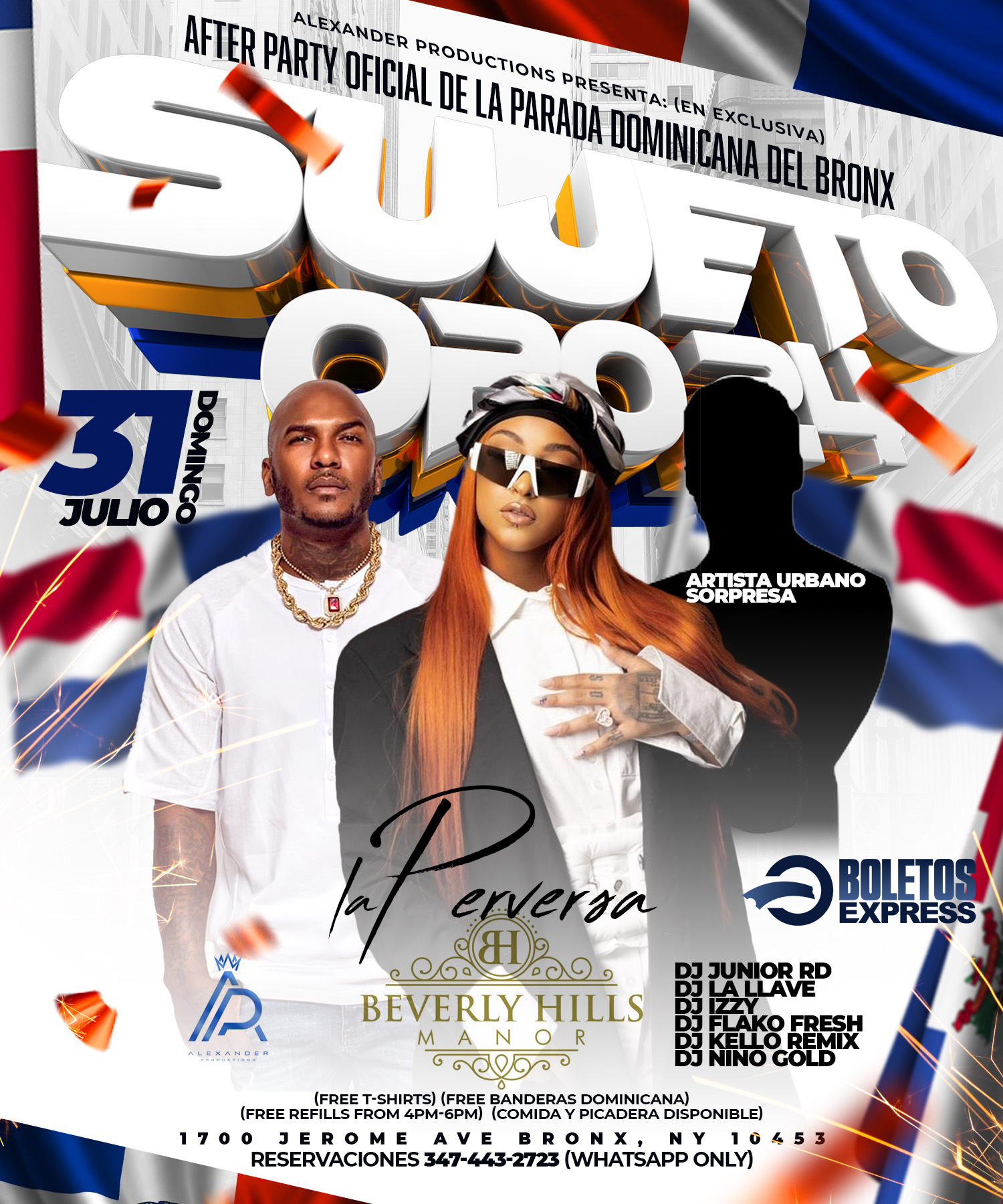 SUJETO ORO 24 | LA PERVERSA Tickets - BoletosExpress