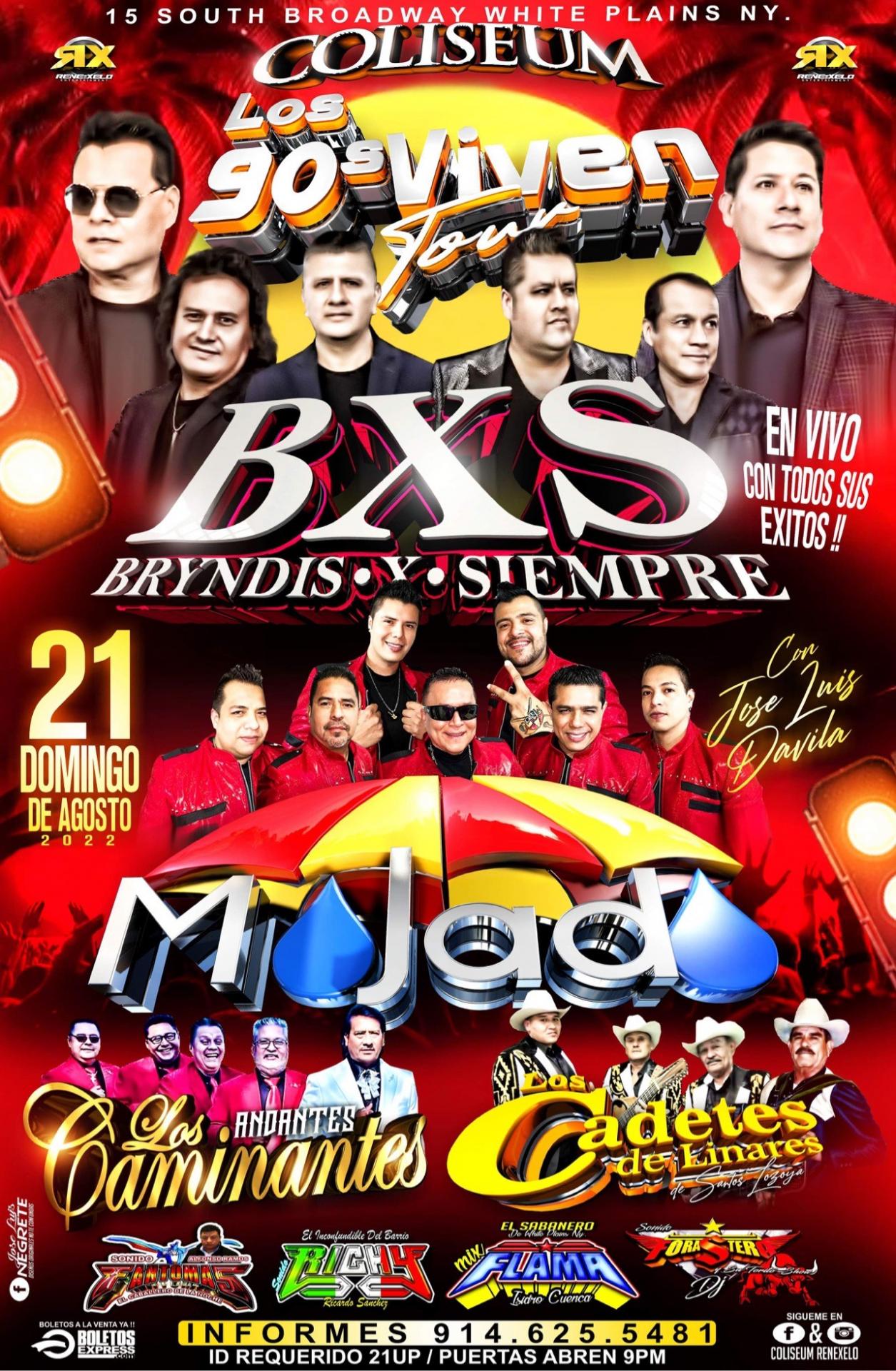 LOS 90s VIVEN TOUR BXS GRUPO MOJADO Tickets BoletosExpress