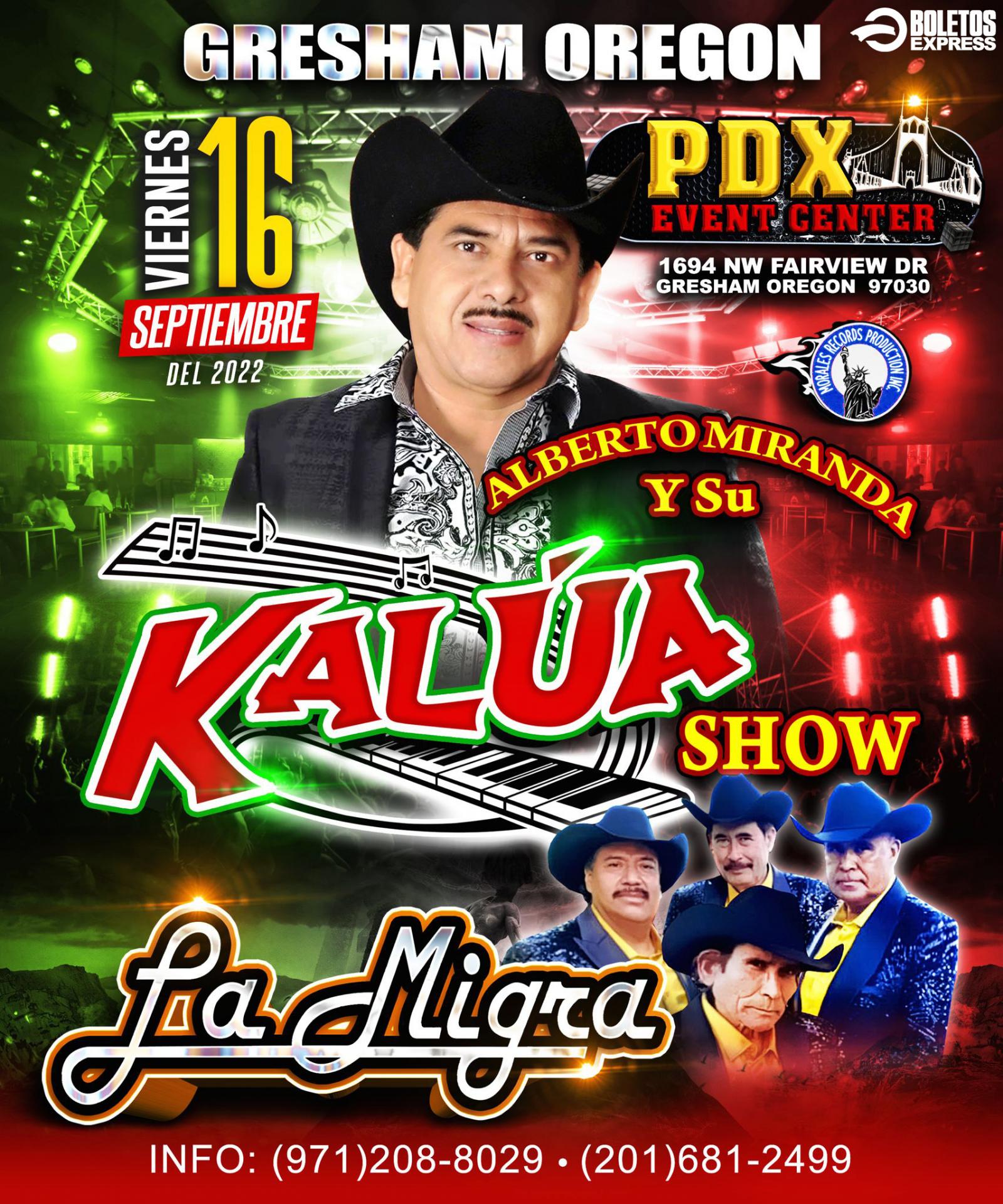 ALBERTO MIRANDA Y SU KALUA SHOW