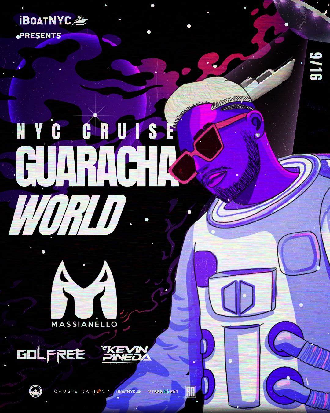 GUARACHA World Presents MASSIANELLO - Latin Yacht Party NYC