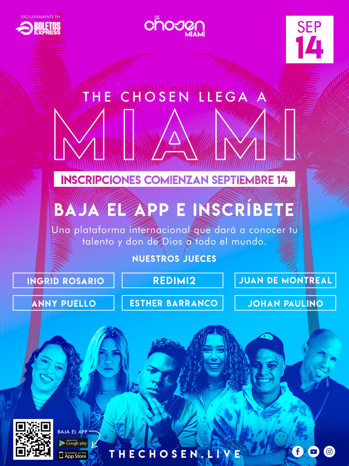 The Chosen Miami Tickets BoletosExpress