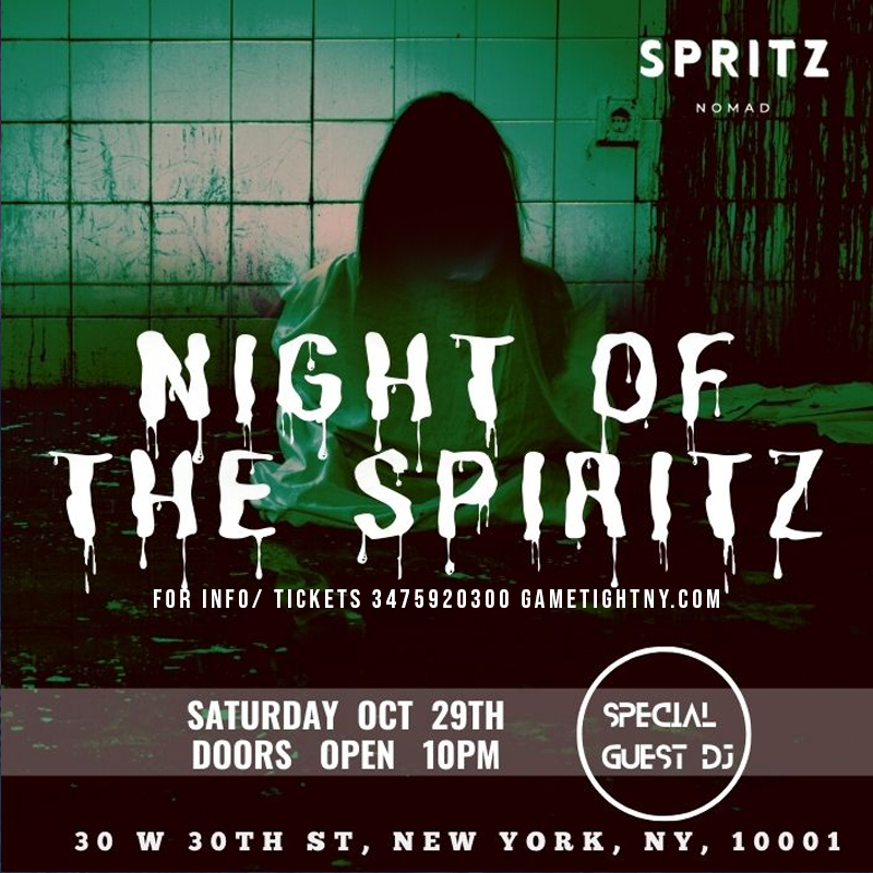 Spritz Nomad Halloween party General Admission 2022