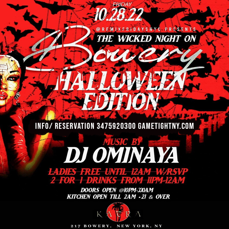 Katra Lounge NYC Halloween Party 2022 Remix Fridays