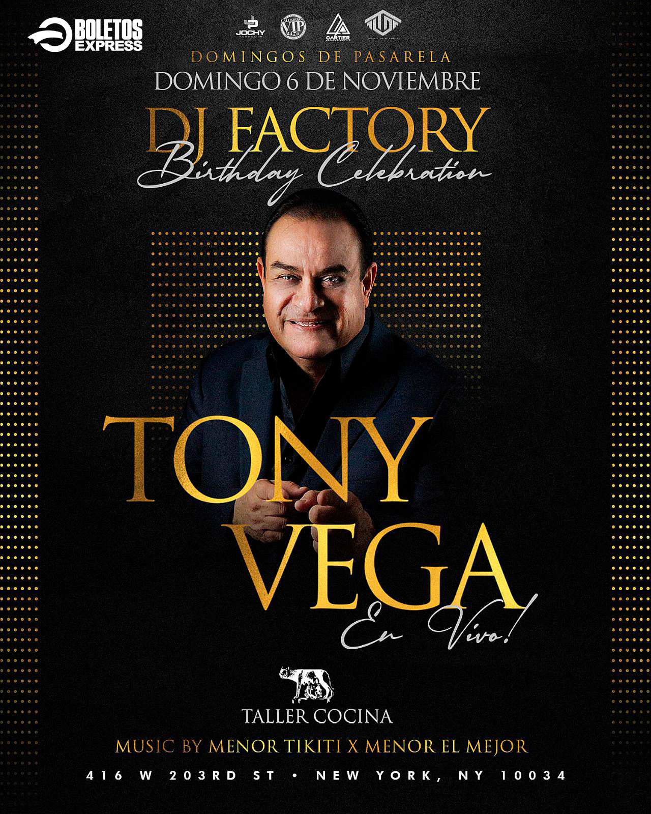 TONY VEGA !EN VIVO!