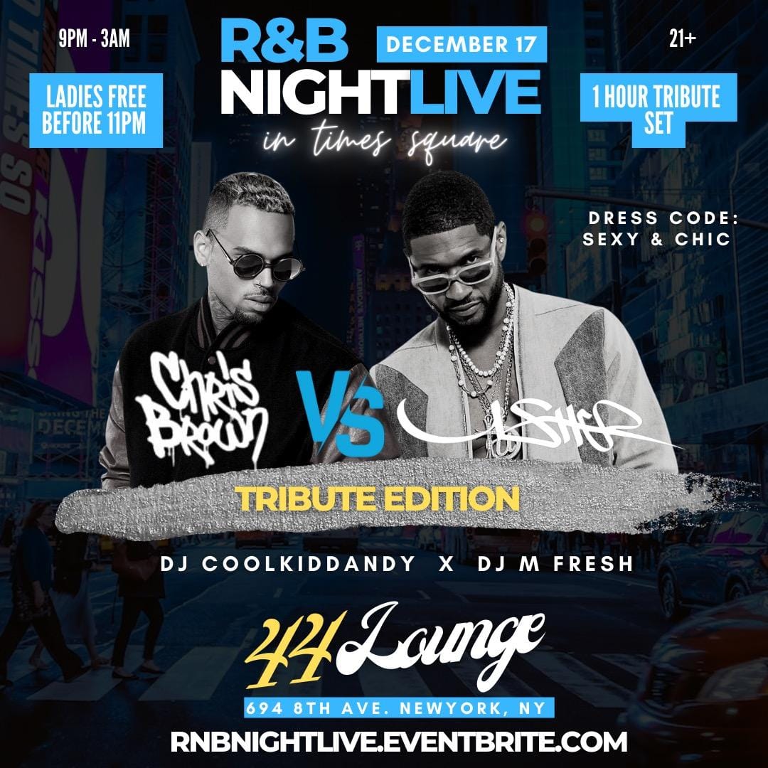 R&B NIGHT LIVE: CHRIS BROWN VS USHER TRIBUTE EDITION