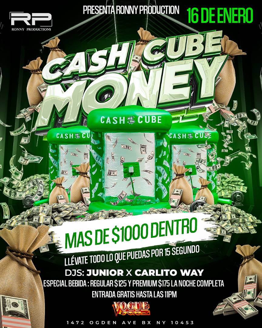 Cube cash party Tickets - BoletosExpress