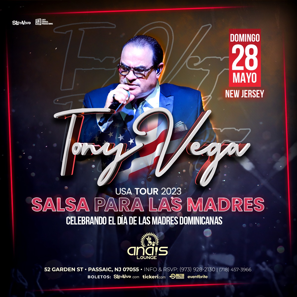 TONY VEGA ! PASSAIC, NEW JERSEY