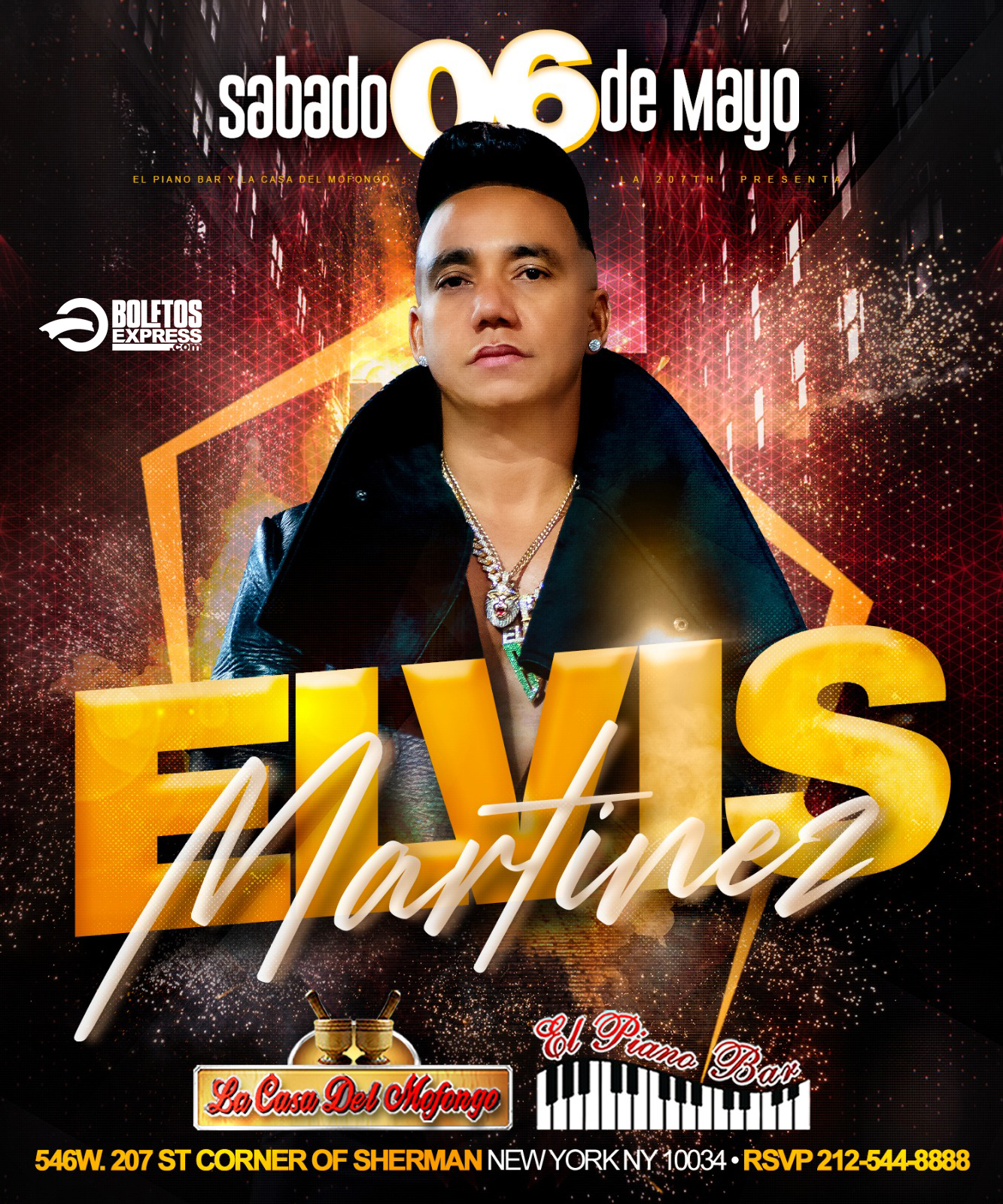 ELVIS MARTINEZ Tickets - BoletosExpress