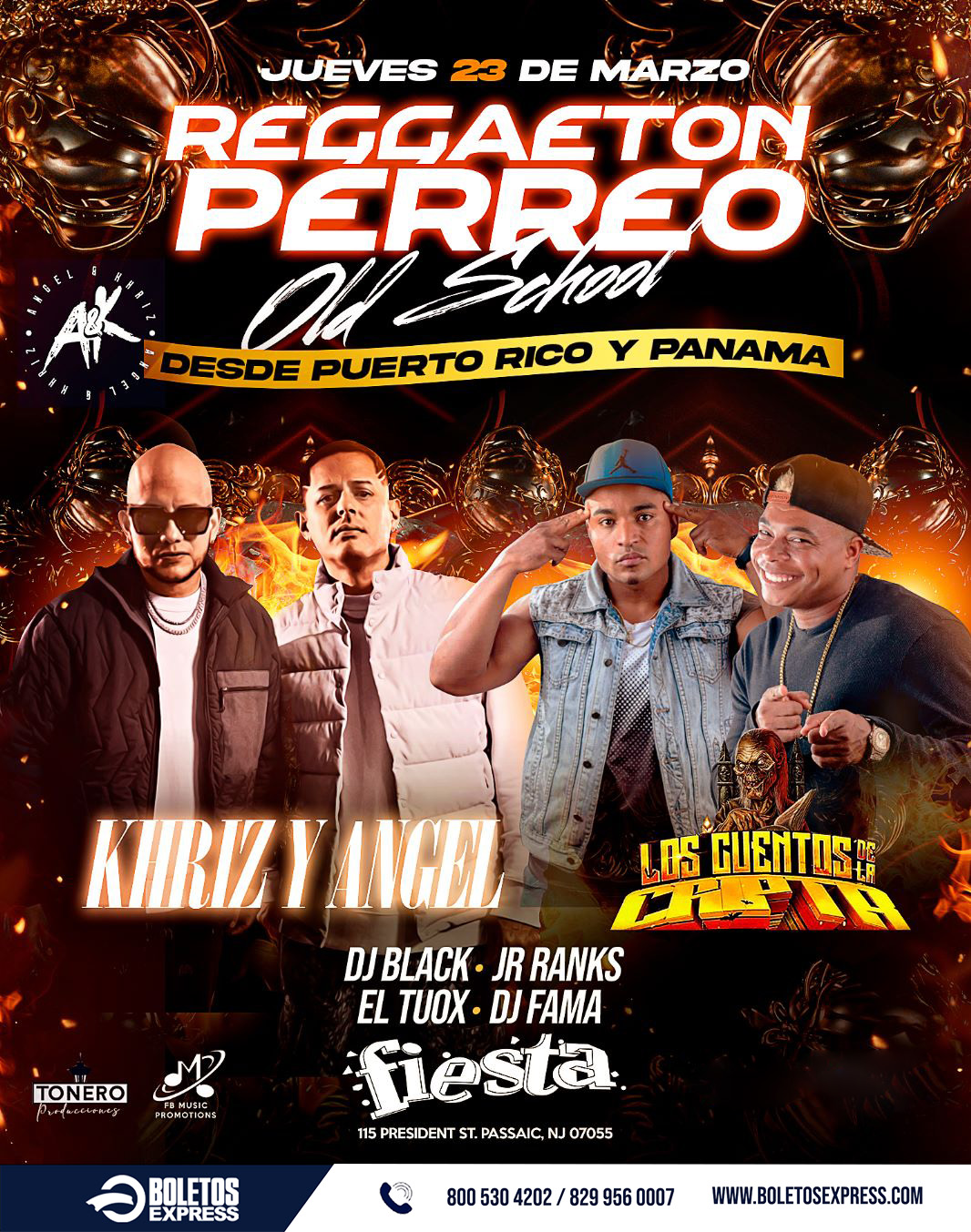 KHRIZ Y ANGEL * LOS CUENTOS DE LA CRIPTA, DJ BLACK-JR RANKS,EL TUOX-DJ FAMA  Tickets - BoletosExpress