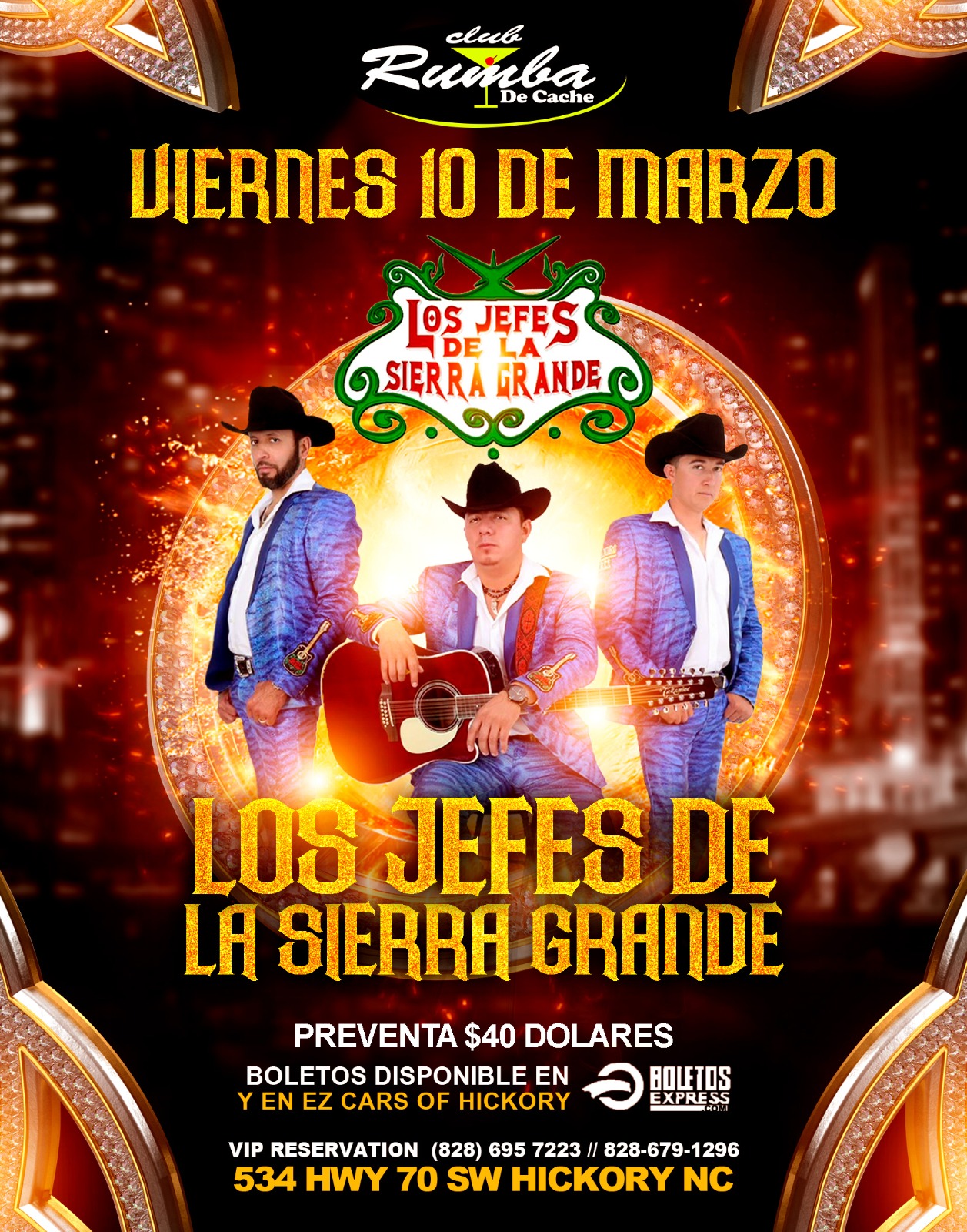 Los Jefes De La Sierra Grande Tickets - BoletosExpress