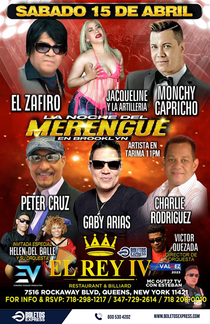 EL ZAFIRO | JACQUELINE Y LA ARTILLERIA | MONCHY CAPRICHO | PETER CRUZ | GABY ARIAS | CHARLIE RODRIGUEZ