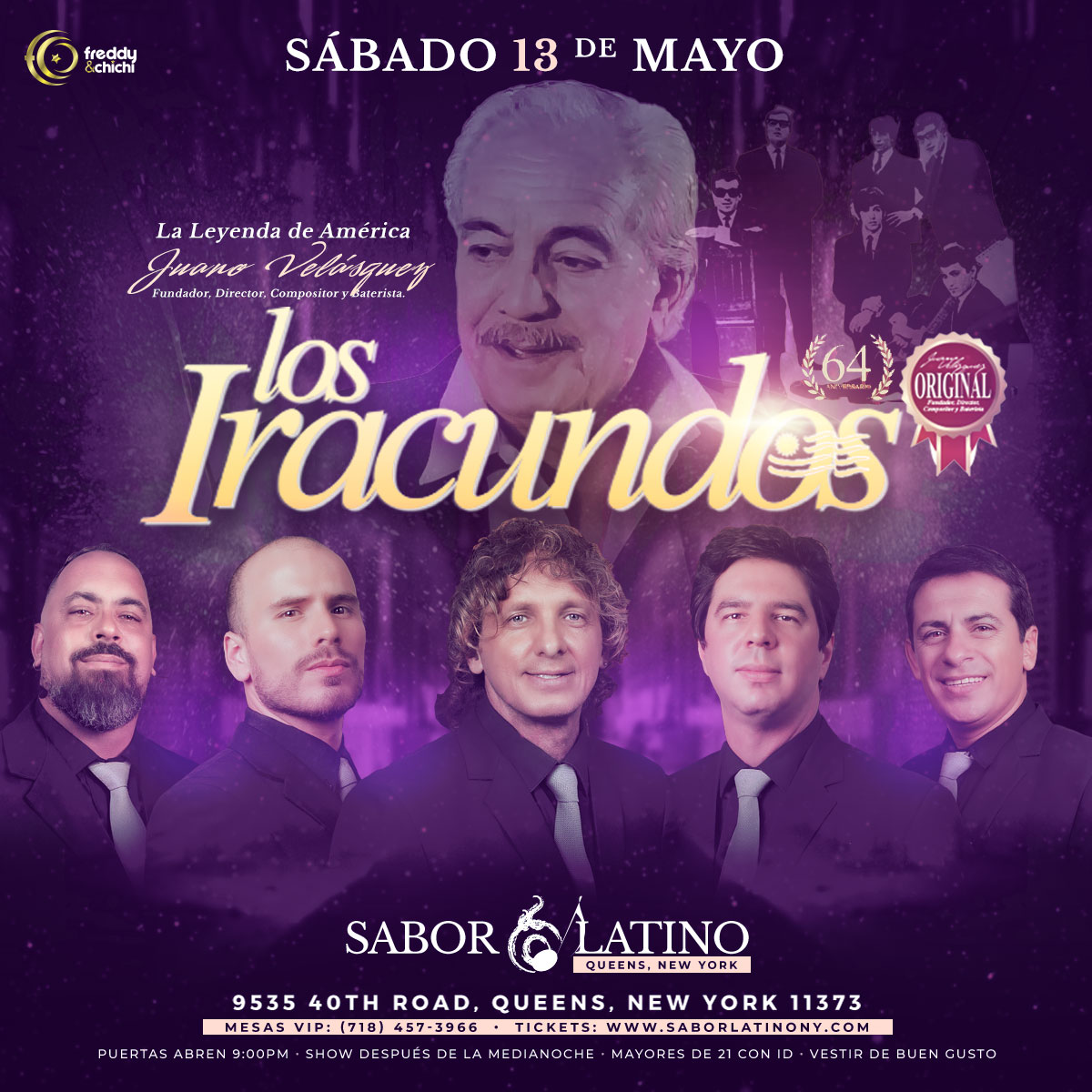 LOS IRACUNDOS ! NEW YORK Tickets BoletosExpress