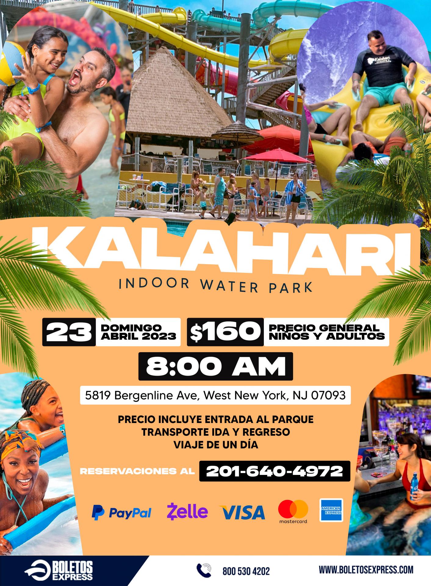 KALAHARI Tickets BoletosExpress