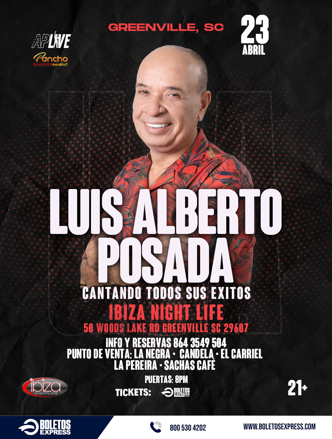 LUIS ALBERTO POSADA Tickets - BoletosExpress