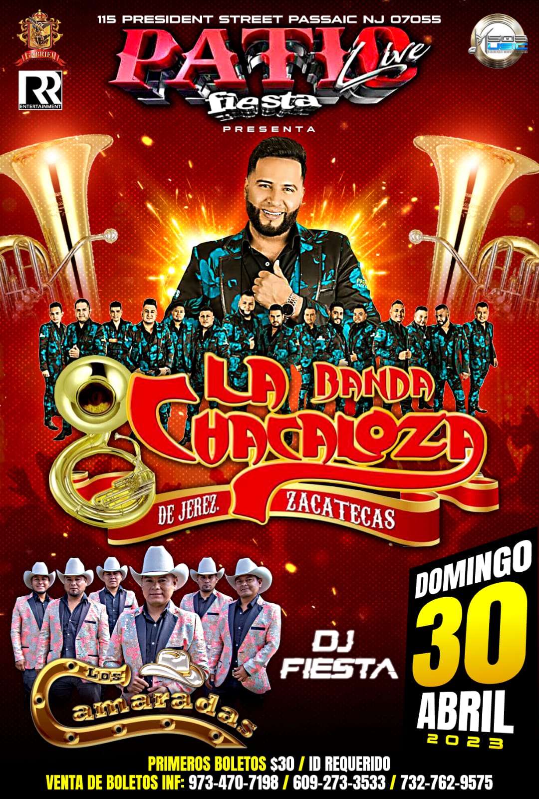 La Banda Chacaloza De Jerez Zacatecas Los Camaradas Tickets Boletosexpress 8694