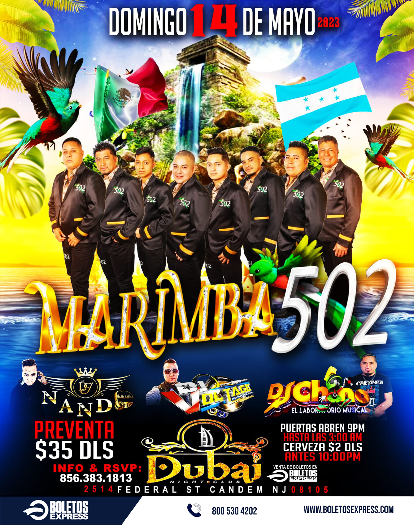MARIMBA 502 Tickets - BoletosExpress