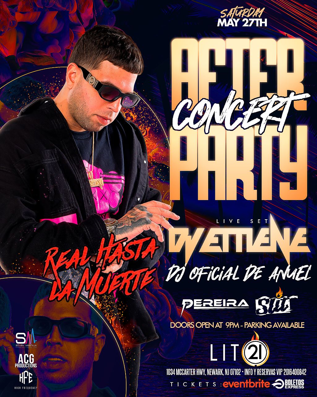 ANUEL AA After Concert Party with DJ ETTIENE DJ Oficial de Anual AA