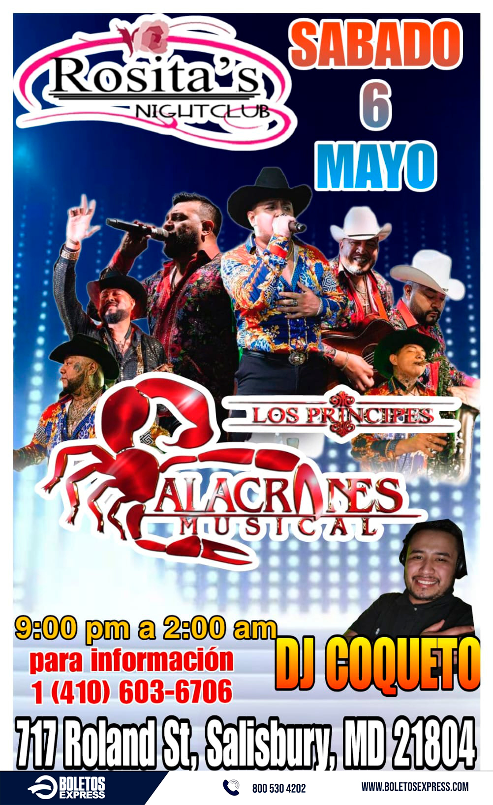 LOS PRINCIPES ALACRANES MUSICAL Tickets BoletosExpress