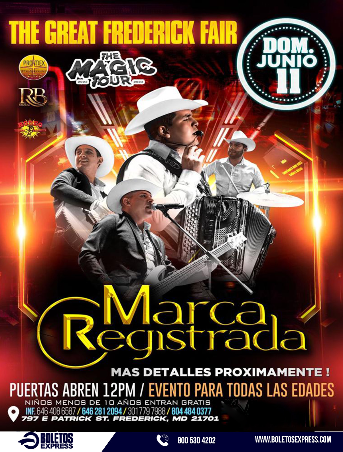MARCA REGISTRADA, THE MAGIC TOUR 2023 Tickets BoletosExpress