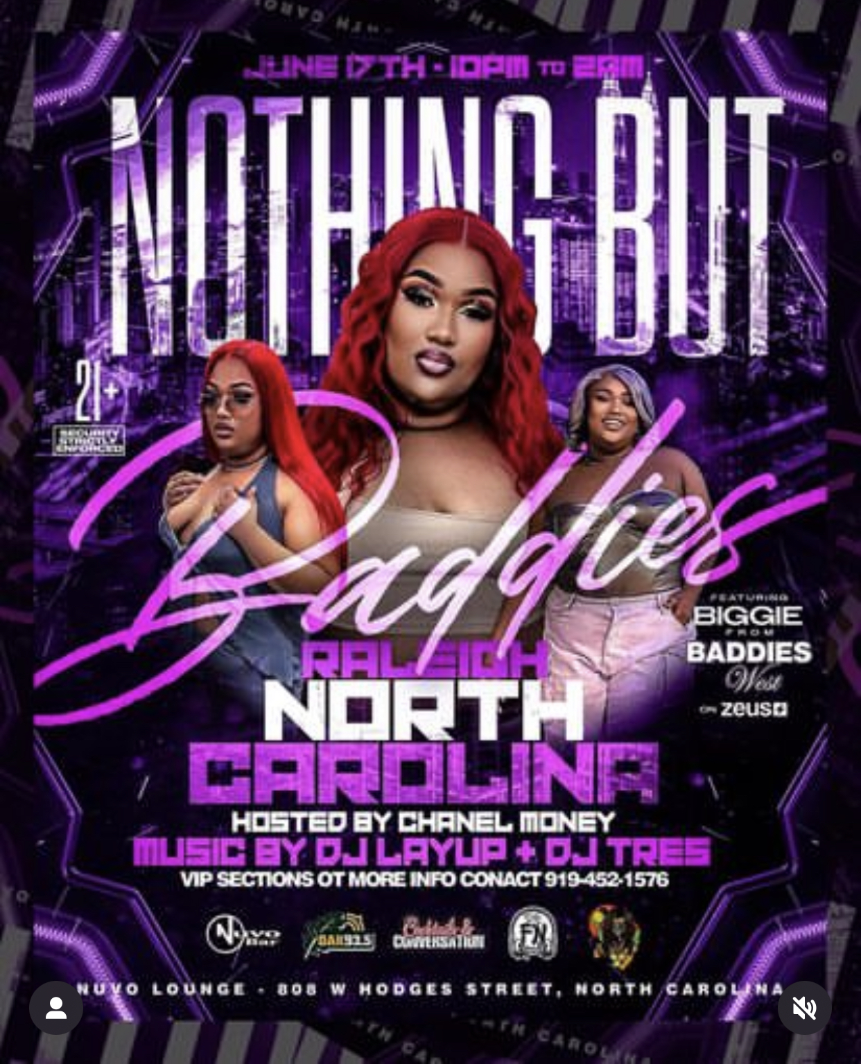 Biggie Baddies West Take Over Raleigh North Carolina