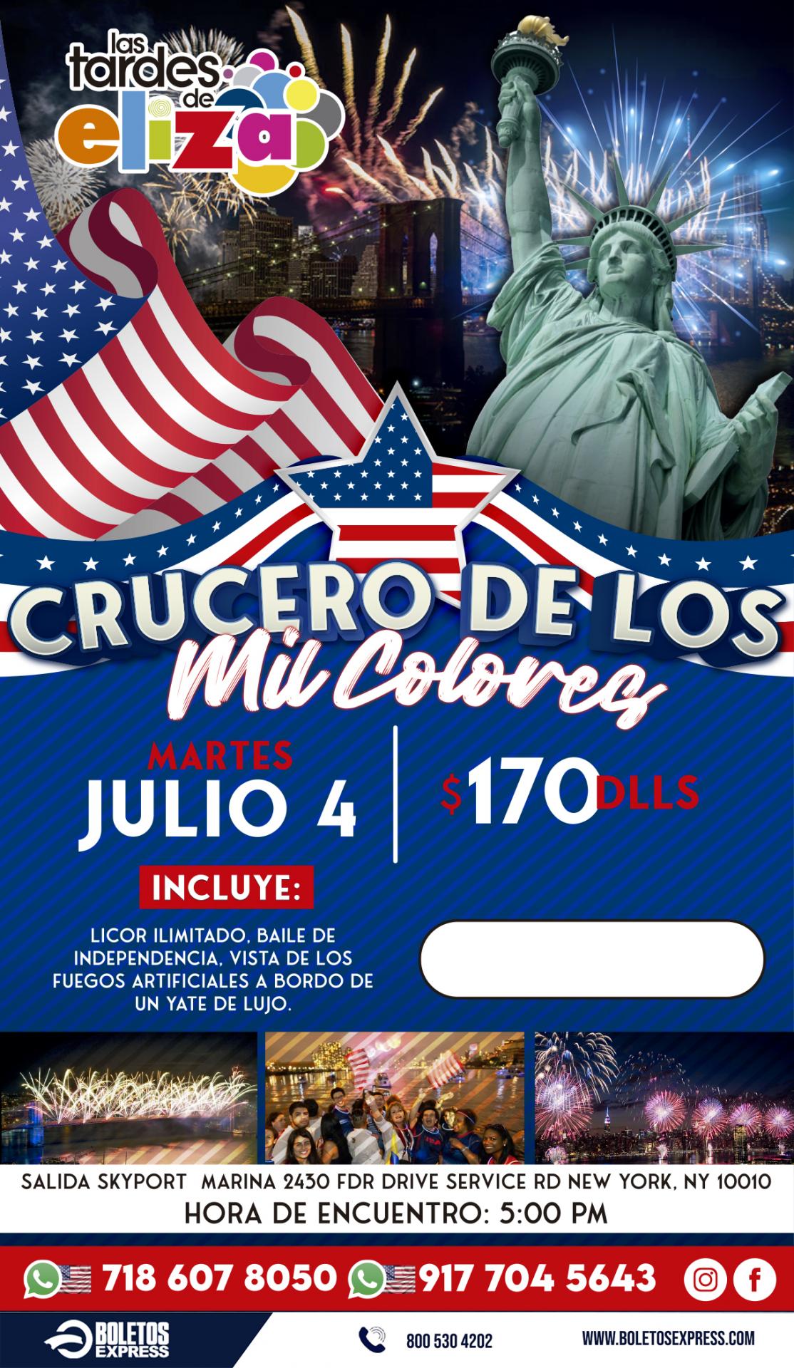 CRUCERO DE INDEPENDENCIA 4 JULIO