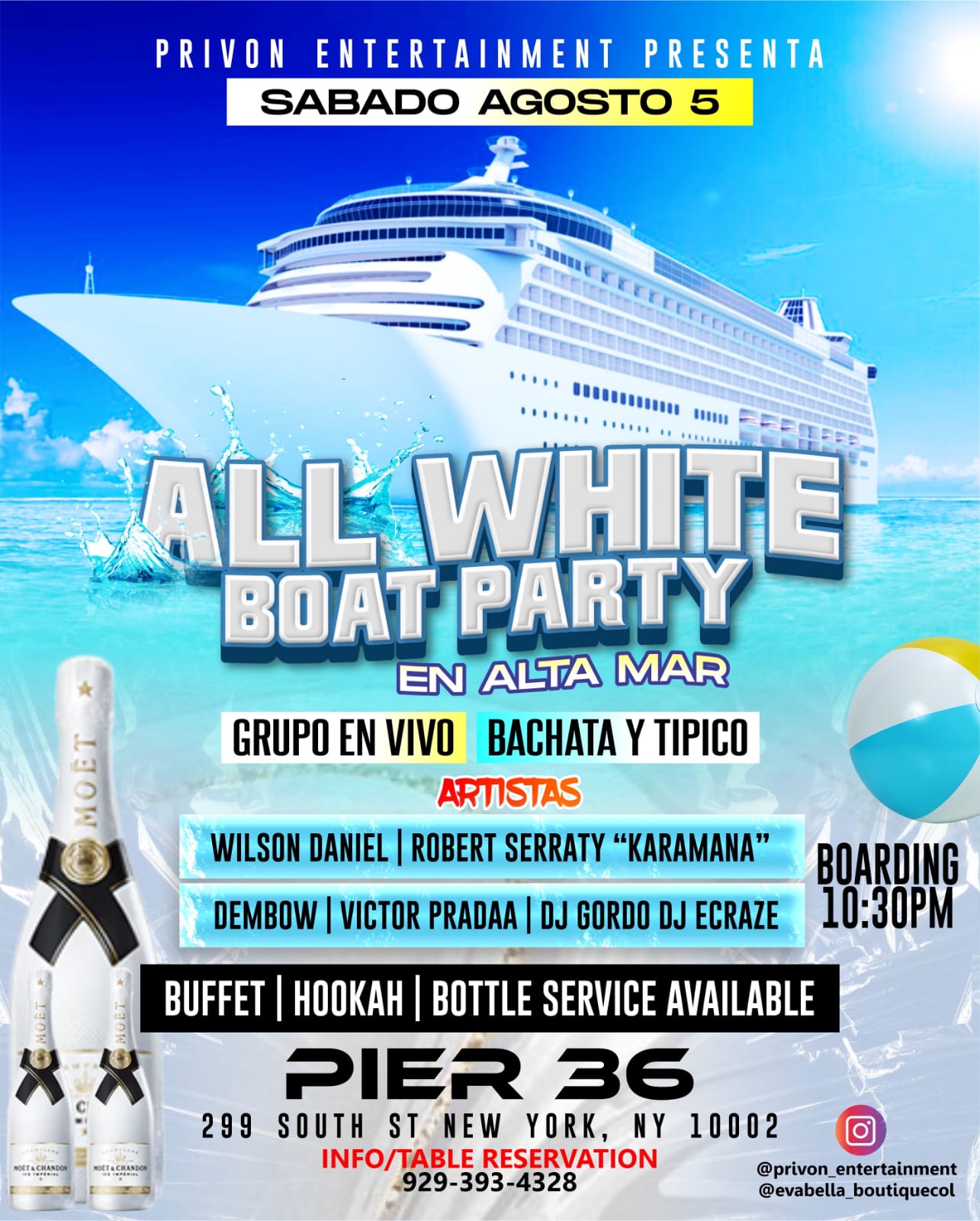 BOAT PARTY ALL WHITE