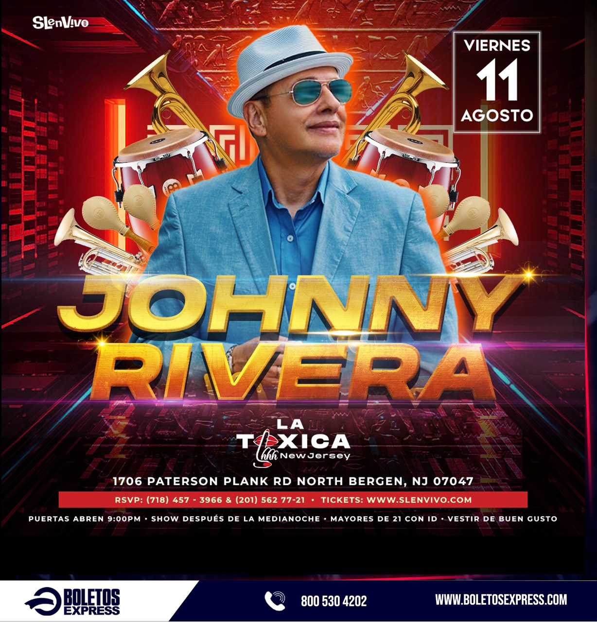 JOHNNY RIVERA ! EN NEW JERSEY