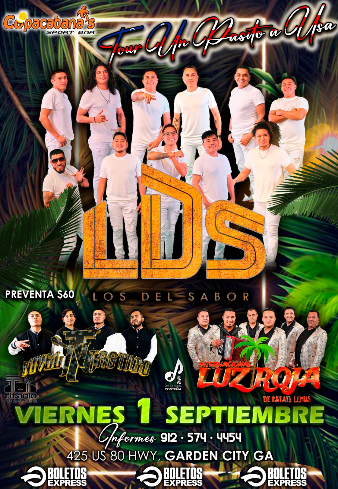 LDS LOS DEL SABOR Tickets - BoletosExpress